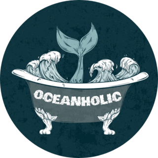 Oceanholic Mermaid Waves Bath Sticker