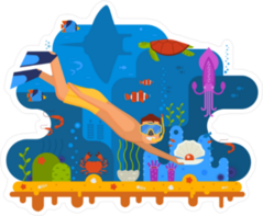Oceanscape Sticker