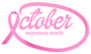 October Breast Cancer Awareness Month Sticker