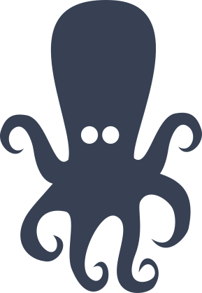 Octopus With Six Legs Sticker