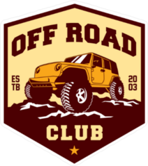 Off Road Club Hexagon Sticker