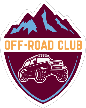 Off Road Club Sticker