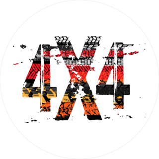 Off-road Grunge 4x4 Sticker