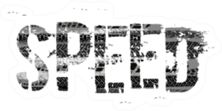 Off-road Speed Hand Drawn Grunge Lettering Sticker