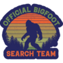 Official Bigfoot Search Team Sticker