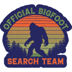 Official Bigfoot Search Team Sticker