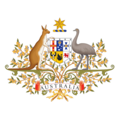 Official Current Coat Of Arms Of Australia Sticker