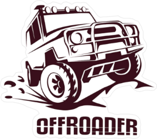 Offroader Silhouette Sticker