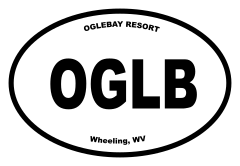 Oglebay Resort Oval Sticker