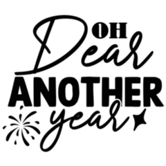Oh Dear Another Year New Year Sticker 