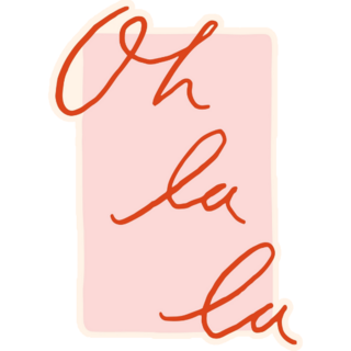 Oh La La Coquette Sticker