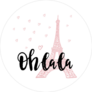 Oh La La Eifel Tower Sticker