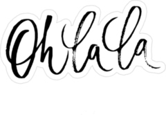 Oh La La Sticker