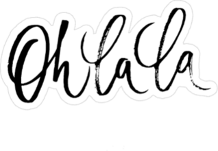 Oh La La Sticker