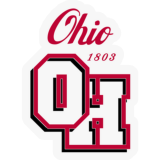 Ohio Inscription And Founded 1803 Sticker