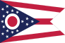 Ohio Oh State Flag Sticker