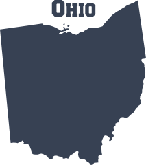 Ohio State Shape Sticker