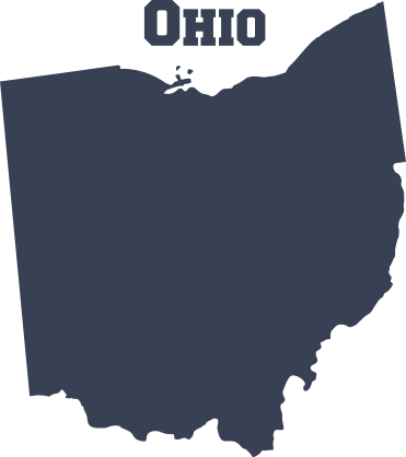 Ohio State Shape Sticker