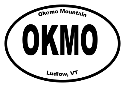 Okemo Mountain Oval Sticker