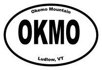Okemo Mountain Oval Sticker