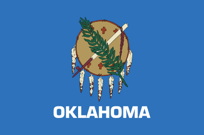 Oklahoma Ok State Flag Sticker