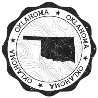 Oklahoma Outdoor Stamp Sticker
