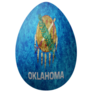 Oklahoma State Flag Easter Egg Sticker
