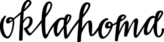 Oklahoma Text Sticker
