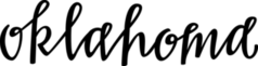 Oklahoma Text Sticker