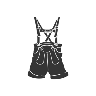 Oktoberfest  German Pants Icon Sticker