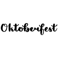 oktoberfest Hand Drawn Lettering In German Sticker