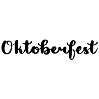 oktoberfest Hand Drawn Lettering In German Sticker