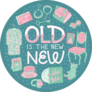 Old Is The New New, Thrift Shopping Sticker