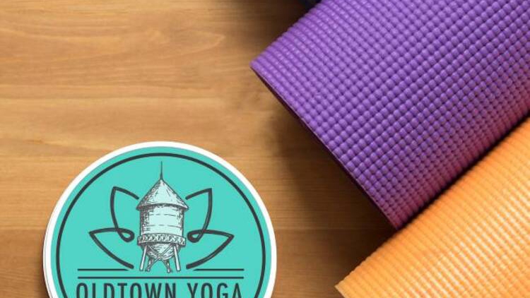 Old Town Yoga Circle Stickers