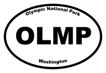 Olympic National Park Oval Sticker