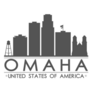 Omaha Nebraska Usa Skyline Sticker