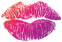 Ombré Lipstick Kiss Sticker