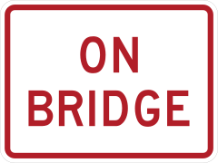 On Bridge Sticker