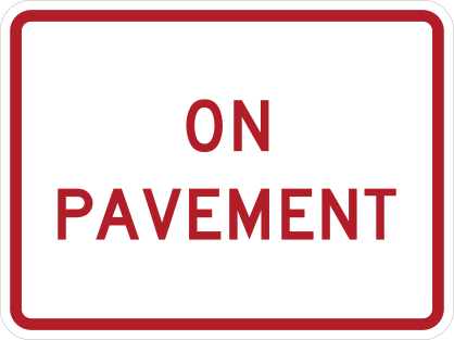 On Pavement Sticker