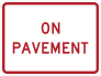 On Pavement Sticker