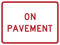 On Pavement Sticker