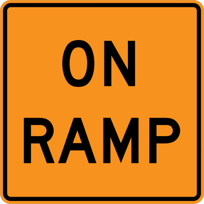 On Ramp Sticker