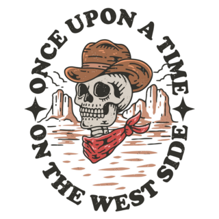 Once Upon A Time On The West Side Cowboy Sticker