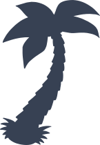 One Awesome Palm Tree Sticker