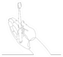 One Continuous Drawing Line Hand With A Toothbrush Sticker