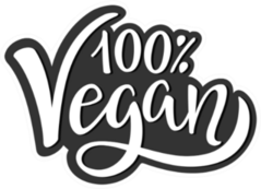 One Hundred Percent Vegan Monochrome Sticker