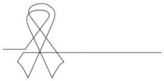 One Line Breast Cancer Ribbon Sticker
