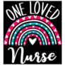One Loved Nurse Rainbow Sticker