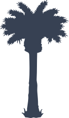 One Palm Tree Sticker