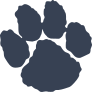 One Paw Print Sticker